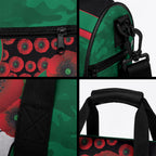 South Sydney Rabbitohs ANZAC Personalised Duffle Bag Lest We Forget Poppy Camo
