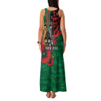 South Sydney Rabbitohs ANZAC Personalised Family Matching Tank Maxi Dress and Hawaiian Shirt Lest We Forget Poppy Camo