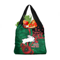 South Sydney Rabbitohs ANZAC Personalised Grocery Bag Lest We Forget Poppy Camo