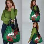 South Sydney Rabbitohs ANZAC Personalised Grocery Bag Lest We Forget Poppy Camo