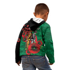 South Sydney Rabbitohs ANZAC Personalised Kid Hoodie Lest We Forget Poppy Camo