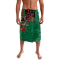 South Sydney Rabbitohs ANZAC Personalised Lavalava Lest We Forget Poppy Camo