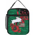 South Sydney Rabbitohs ANZAC Personalised Lunch Bag Lest We Forget Poppy Camo