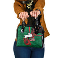 South Sydney Rabbitohs ANZAC Personalised Shoulder Handbag Lest We Forget Poppy Camo