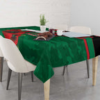 South Sydney Rabbitohs ANZAC Personalised Tablecloth Lest We Forget Poppy Camo