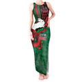 South Sydney Rabbitohs ANZAC Personalised Tank Maxi Dress Lest We Forget Poppy Camo