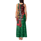 South Sydney Rabbitohs ANZAC Personalised Tank Maxi Dress Lest We Forget Poppy Camo
