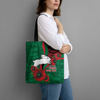 South Sydney Rabbitohs ANZAC Personalised Tote Bag Lest We Forget Poppy Camo