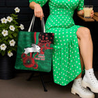 South Sydney Rabbitohs ANZAC Personalised Tote Bag Lest We Forget Poppy Camo