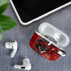 St George Illawarra Dragons ANZAC Personalised AirPods Case Lest We Forget Poppy Camo