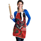 St George Illawarra Dragons ANZAC Personalised Apron Lest We Forget Poppy Camo