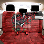 St George Illawarra Dragons ANZAC Personalised Back Car Seat Cover Lest We Forget Poppy Camo