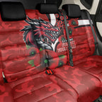 St George Illawarra Dragons ANZAC Personalised Back Car Seat Cover Lest We Forget Poppy Camo