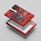 St George Illawarra Dragons ANZAC Personalised Canvas Wall Art Lest We Forget Poppy Camo
