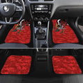 St George Illawarra Dragons ANZAC Personalised Car Mats Lest We Forget Poppy Camo