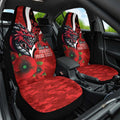 St George Illawarra Dragons ANZAC Personalised Car Seat Cover Lest We Forget Poppy Camo