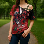 St George Illawarra Dragons ANZAC Personalised Cross Shoulder Shirt Lest We Forget Poppy Camo