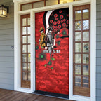 St George Illawarra Dragons ANZAC Personalised Door Cover Lest We Forget Poppy Camo