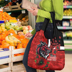 St George Illawarra Dragons ANZAC Personalised Grocery Bag Lest We Forget Poppy Camo