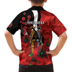 St George Illawarra Dragons ANZAC Personalised Hawaiian Shirt Lest We Forget Poppy Camo