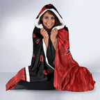 St George Illawarra Dragons ANZAC Personalised Hooded Blanket Lest We Forget Poppy Camo