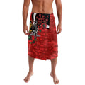 St George Illawarra Dragons ANZAC Personalised Lavalava Lest We Forget Poppy Camo