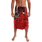 St George Illawarra Dragons ANZAC Personalised Lavalava Lest We Forget Poppy Camo
