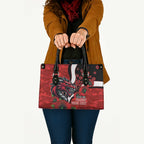 St George Illawarra Dragons ANZAC Personalised Leather Bag Lest We Forget Poppy Camo