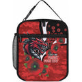 St George Illawarra Dragons ANZAC Personalised Lunch Bag Lest We Forget Poppy Camo