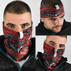 St George Illawarra Dragons ANZAC Personalised Neck Gaiter Lest We Forget Poppy Camo