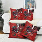 St George Illawarra Dragons ANZAC Personalised Pillow Cover Lest We Forget Poppy Camo