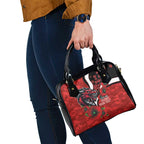 St George Illawarra Dragons ANZAC Personalised Shoulder Handbag Lest We Forget Poppy Camo