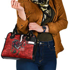 St George Illawarra Dragons ANZAC Personalised Shoulder Handbag Lest We Forget Poppy Camo