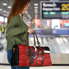 St George Illawarra Dragons ANZAC Personalised Travel Bag Lest We Forget Poppy Camo