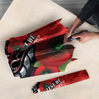 St George Illawarra Dragons ANZAC Personalised Umbrella Lest We Forget Poppy Camo