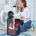 Sydney Roosters ANZAC Personalised Laundry Basket Lest We Forget Poppy Camo