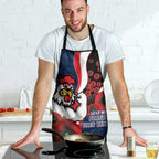 Sydney Roosters ANZAC Personalised Apron Lest We Forget Poppy Camo