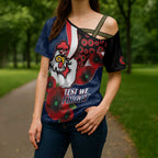 Sydney Roosters ANZAC Personalised Cross Shoulder Shirt Lest We Forget Poppy Camo