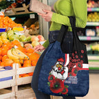 Sydney Roosters ANZAC Personalised Grocery Bag Lest We Forget Poppy Camo