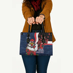 Sydney Roosters ANZAC Personalised Leather Bag Lest We Forget Poppy Camo