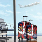 Sydney Roosters ANZAC Personalised Luggage Cover Lest We Forget Poppy Camo