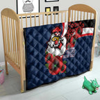 Sydney Roosters ANZAC Personalised Quilt Lest We Forget Poppy Camo
