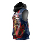 Sydney Roosters ANZAC Personalised Sleeveless Hoodie Lest We Forget Poppy Camo