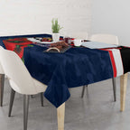 Sydney Roosters ANZAC Personalised Tablecloth Lest We Forget Poppy Camo