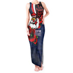 Sydney Roosters ANZAC Personalised Tank Maxi Dress Lest We Forget Poppy Camo