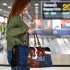 Sydney Roosters ANZAC Personalised Travel Bag Lest We Forget Poppy Camo