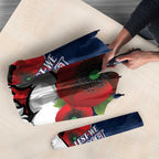 Sydney Roosters ANZAC Personalised Umbrella Lest We Forget Poppy Camo