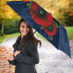 Sydney Roosters ANZAC Personalised Umbrella Lest We Forget Poppy Camo
