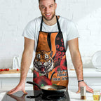 Wests Tigers ANZAC Personalised Apron Lest We Forget Poppy Camo