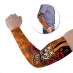 Wests Tigers ANZAC Personalised Arm Sleeves Lest We Forget Poppy Camo